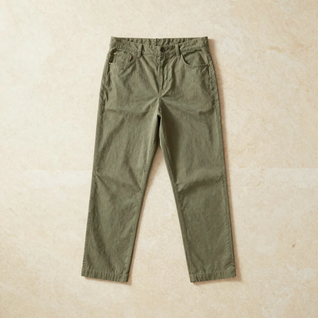 Pantalón Recto Oliva