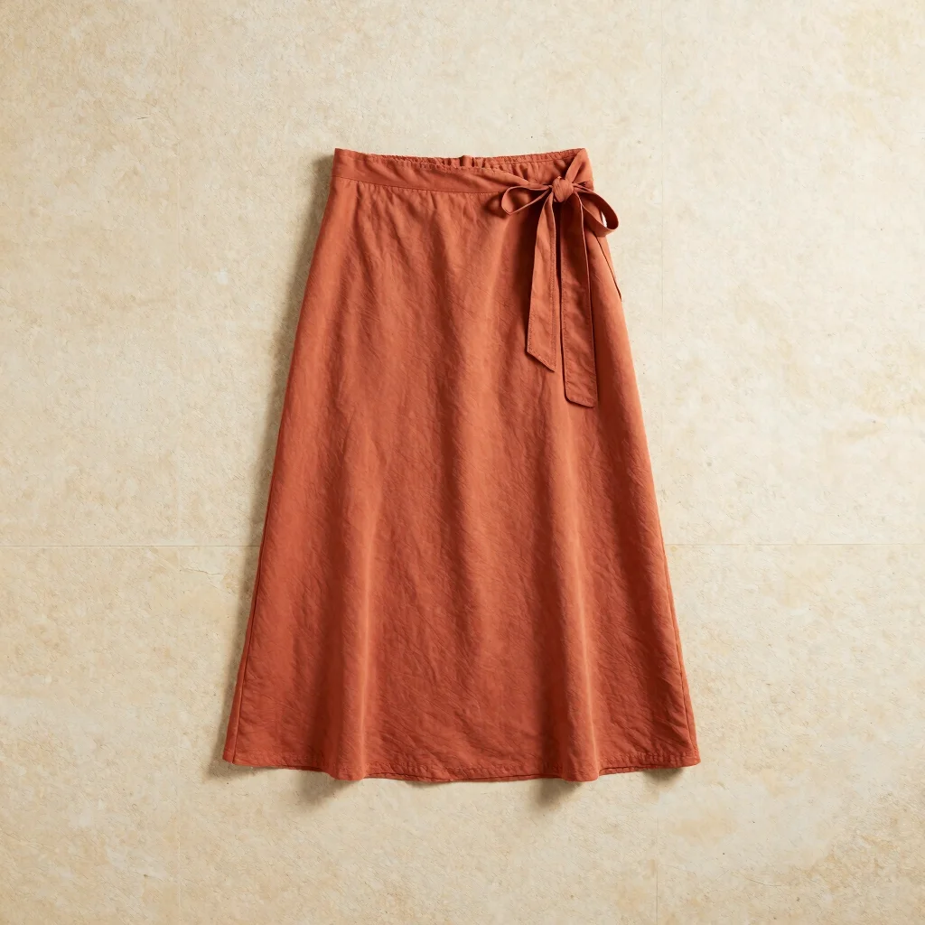 Falda Cruce Terracota